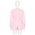 Balmain Mono corto de algodón rosa  - vista 8