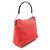 Borsa a Spalla Gucci Bamboo Nero Rosso - vista 2
