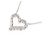 Collana mini Sentimental Heart di Tiffany & Co. - vista 4