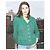 Chanel Chaqueta de tweed verde con botones CC - vista 7