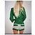 Short de tweed Chanel a rayas con ribete verde Blanco - vista 6
