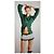 Short de tweed Chanel a rayas con ribete verde Blanco - vista 7