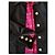 Coach Navy Baumwolljacke mit rosa Signature-Futter Marineblau - Ansicht 3