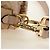 Borsa a tracolla FENDI Mamma Baguette Mouton Beige Gold Auth 187191SAV D'oro - vista 11