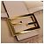 Borsa a tracolla FENDI Mamma Baguette Mouton Beige Gold Auth 187191SAV D'oro - vista 17