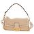 Borsa a tracolla FENDI Mamma Baguette Mouton Beige Gold Auth 187191SAV D'oro - vista 2