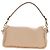 Borsa a tracolla FENDI Mamma Baguette Mouton Beige Gold Auth 187191SAV D'oro - vista 3