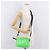 Borsa a tracolla VALENTINO in pelle verde argento Auth bs35697 - vista 20