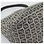 Borsa a tracolla FENDI Mamma Baguette Zucchino Canvas Navy Silver Auth 187922V Argento Blu navy - vista 11