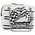 CHANEL La Pausa Chain Bag Patent leather White Silver CC Auth BA13516SAM Argento Bianco
