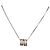 Christian Dior Halskette Metall Silber Authentisch BA13641
