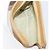 Pochette CHANEL Caviar Skin Beige Gold CC Auth 187168 D'oro - vista 14