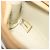 Pochette CHANEL Caviar Skin Beige Gold CC Auth 187168 D'oro - vista 17