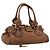 Chloé Borsa Chloe Paddington in Pelle Marrone Oro Argento Auth am11945V D'oro