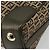 Borsa a Spalla FENDI Zucchino Canvas Beige Oro 8BR531 Auth 186711V D'oro - vista 12