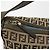 Borsa a Spalla FENDI Zucchino Canvas Beige Oro 8BR531 Auth 186711V D'oro - vista 14