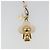 LOUIS VUITTON Monogram Mini Vivienne Bag Charm Gold Tone M02204 LV Auth 187426M - vista 6