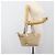 Borsa GUCCI GG Canvas Beige Oro 131228 Auth 186594 D'oro - vista 22