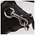 Borsa a Spalla GUCCI in Pelle Marrone Argento 233329 Auth ka4905 - vista 14