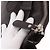 Borsa a Spalla GUCCI in Pelle Marrone Argento 233329 Auth ka4905 - vista 16