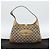 Borsa GUCCI GG Canvas Beige Oro 145778 Auth 189094V D'oro - vista 22