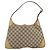 Borsa GUCCI GG Canvas Beige Oro 145778 Auth 189094V D'oro - vista 3