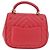 Borsa a mano CHANEL Chevron V Stitch Top Handle in pelle di agnello 2way Rosa CC Auth 189342SAM D'oro - vista 3