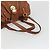 LOUIS VUITTON Mahina Runner PM Hand Bag Pelle Marrone M97052 LV Auth am11933V - vista 7