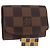 LOUIS VUITTON Damier Ebene Cuffs&Cuff Case Cuffs Silver M64675 LV Auth BA13620V Argento