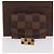 LOUIS VUITTON Damier Ebene Cuffs&Cuff Case Cuffs Silver M64675 LV Auth BA13620V Argento - vista 24