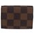 LOUIS VUITTON Damier Ebene Cuffs&Cuff Case Cuffs Silver M64675 LV Auth BA13620V Argento - vista 3