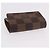 LOUIS VUITTON Damier Ebene Cuffs&Cuff Case Cuffs Silver M64675 LV Auth BA13620V Argento - vista 6