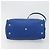SAINT LAURENT Petit Cabas Hand Bag Leather 2way Blue Gold Auth 187142A D'oro - vista 11