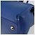 SAINT LAURENT Petit Cabas Hand Bag Leather 2way Blue Gold Auth 187142A D'oro - vista 14