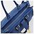 SAINT LAURENT Petit Cabas Hand Bag Leather 2way Blue Gold Auth 187142A D'oro - vista 18