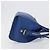 SAINT LAURENT Petit Cabas Hand Bag Leather 2way Blue Gold Auth 187142A D'oro - vista 4