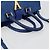 SAINT LAURENT Petit Cabas Hand Bag Leather 2way Blue Gold Auth 187142A D'oro - vista 7