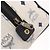 Borsa Boston MCM in PVC e pelle White Gold Auth 187279 Bianco D'oro - vista 17