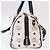 Borsa Boston MCM in PVC e pelle White Gold Auth 187279 Bianco D'oro - vista 5