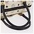 Borsa Boston MCM in PVC e pelle White Gold Auth 187279 Bianco D'oro - vista 7