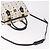 Borsa Boston MCM in PVC e pelle White Gold Auth 187279 Bianco D'oro - vista 9