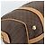 Céline Borsa Boston CELINE in tela Macadam PVC Pelle Marrone Oro Auth 187697A D'oro - vista 12