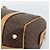 Céline Borsa Boston CELINE in tela Macadam PVC Pelle Marrone Oro Auth 187697A D'oro - vista 13