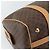 Céline Borsa Boston CELINE in tela Macadam PVC Pelle Marrone Oro Auth 187697A D'oro - vista 14