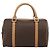Céline Borsa Boston CELINE in tela Macadam PVC Pelle Marrone Oro Auth 187697A D'oro - vista 3