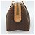 Céline Borsa Boston CELINE in tela Macadam PVC Pelle Marrone Oro Auth 187697A D'oro - vista 5