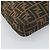 Borsa a Spalla FENDI Mamma Baguette in Tela Zucca Nero Marrone Argento Auth am11931V - vista 11