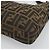 Borsa a Spalla FENDI Mamma Baguette in Tela Zucca Nero Marrone Argento Auth am11931V - vista 12