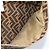 Borsa a Spalla FENDI Mamma Baguette in Tela Zucca Nero Marrone Argento Auth am11931V - vista 21