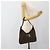 Borsa a Spalla FENDI Mamma Baguette in Tela Zucca Nero Marrone Argento Auth am11931V - vista 23